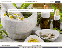 Tablet Screenshot of homeopaat-info.be